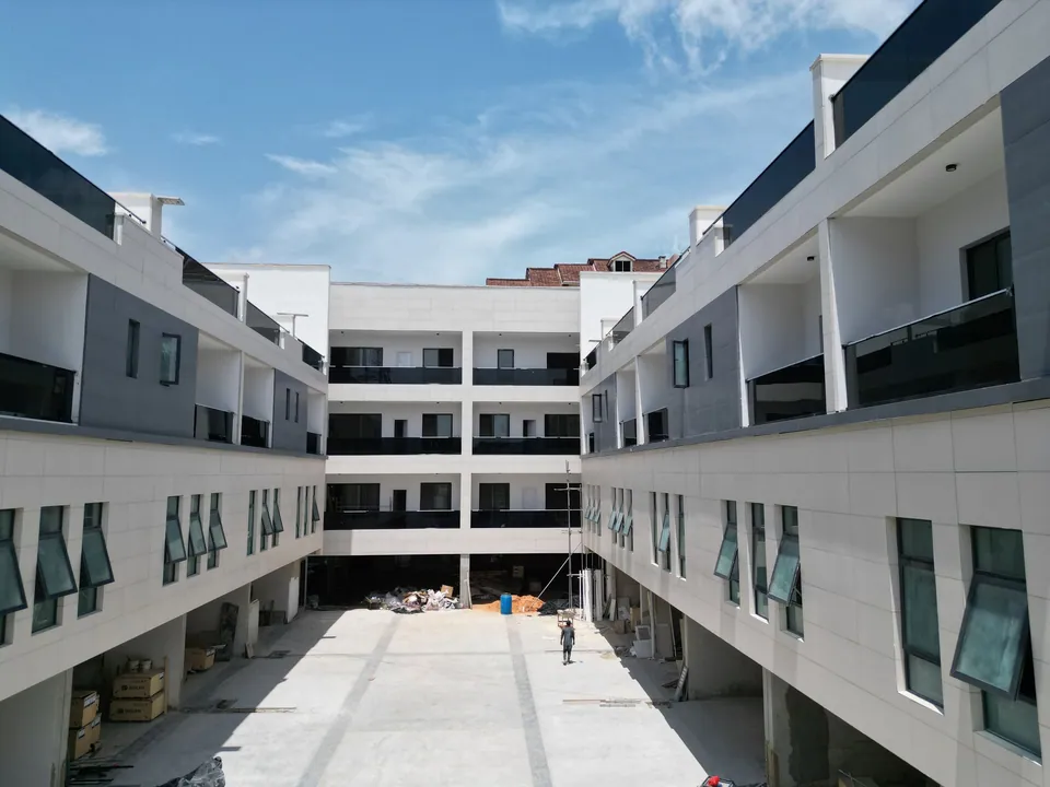 Newly built modern apartment complex in Lagos, Nigeria